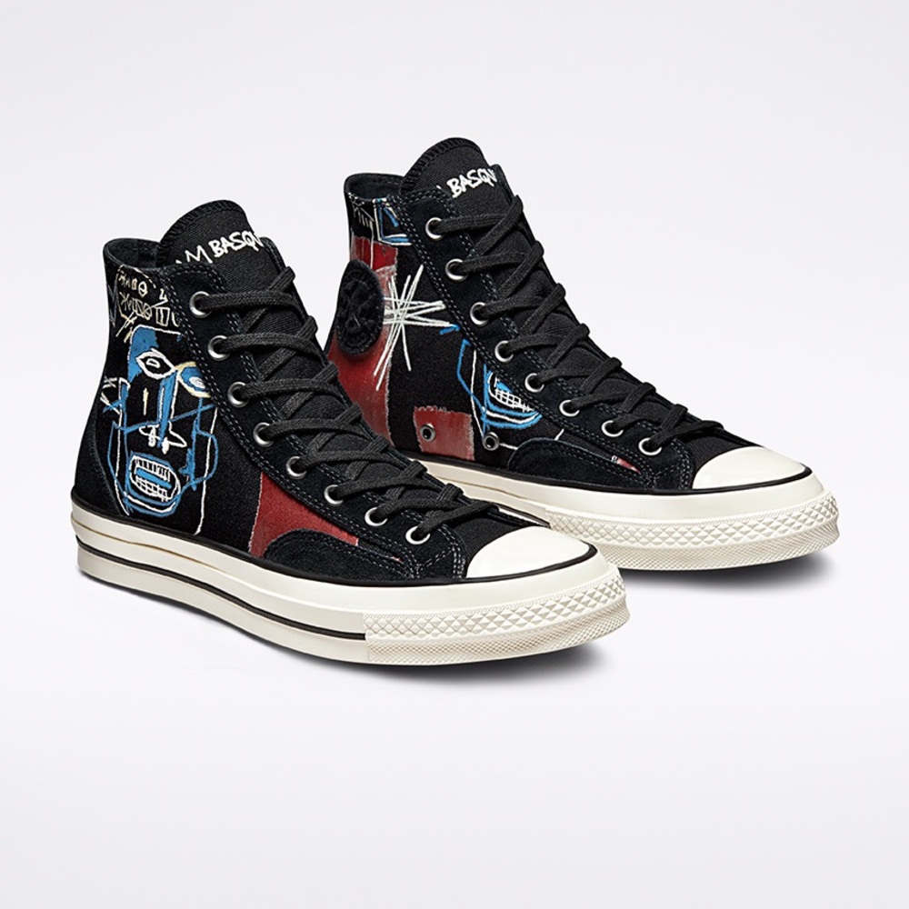 Converse x Basquiat Chuck 70 High Top Women’s Sneakers, Size 7